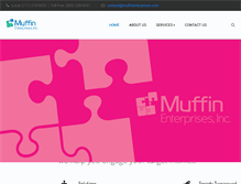 Tablet Screenshot of muffinenterprises.com